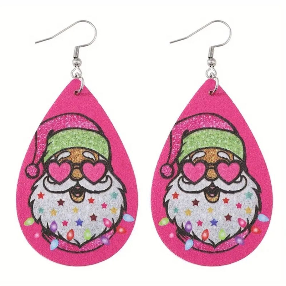 👋 SANTA christmas earrings